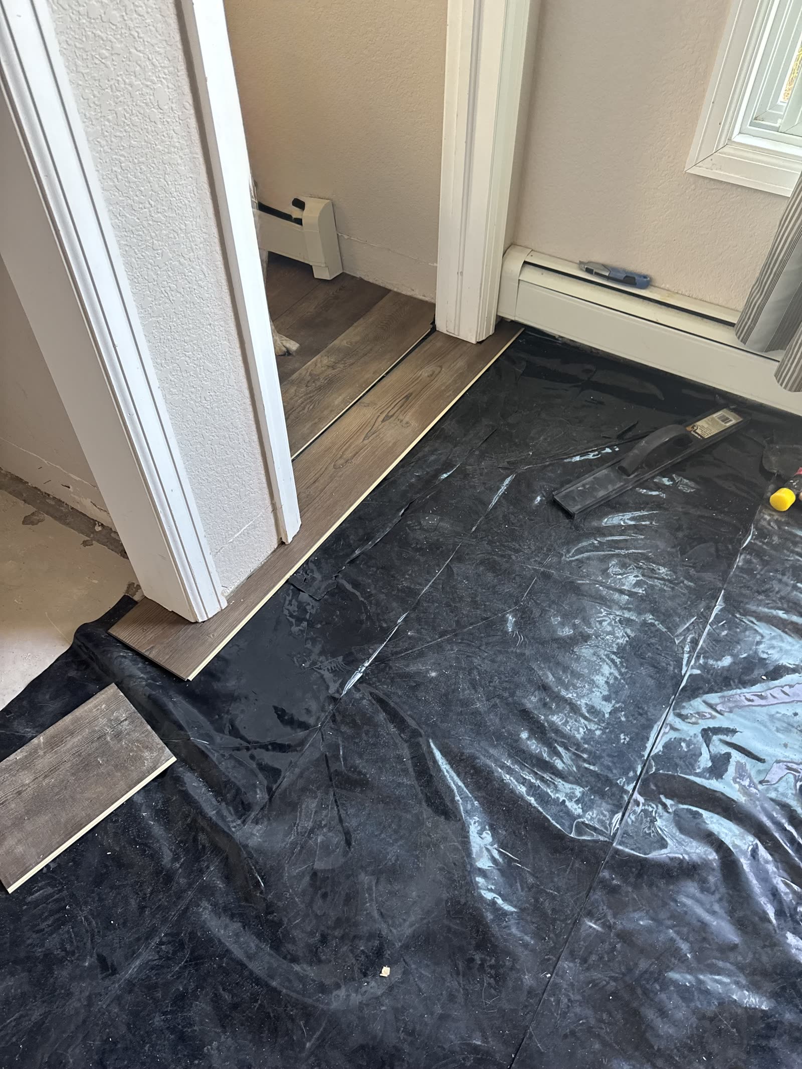 Warm Laminate Living Space
